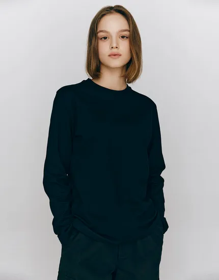 여자 기본 라운드넥 긴팔티셔츠 2장 18,400원