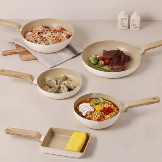 리빙아트 크레마 우디 IH 세라믹팬 2종