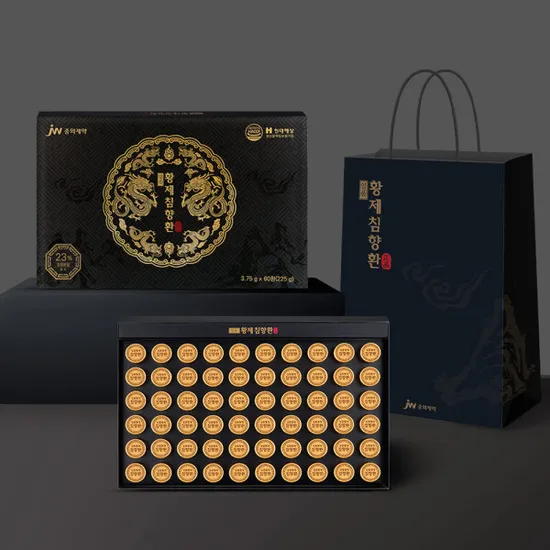 JW중외제약 일품황제침향환 60환 1박스