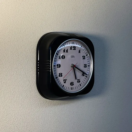 요와 레트로 스퀘어 무소음 벽시계