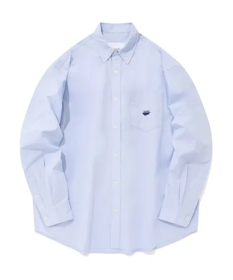 커버낫 웨일 로고 코튼 셔츠