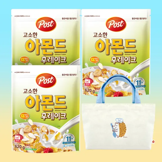 포스트 아몬드후레이크 620g 3개