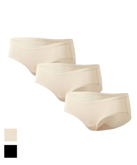 스파오 여성 모달 팬티 블랙 3개입