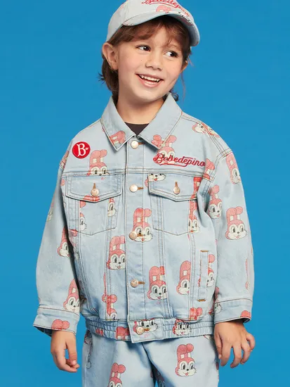 올오버 메르시 버니 데님 재킷