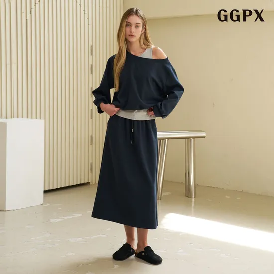 GGPX 오프숄더 스커트 셋업