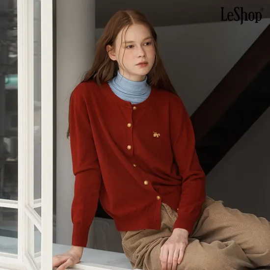 데일리 자수 금장 버튼 가디건 13,910원