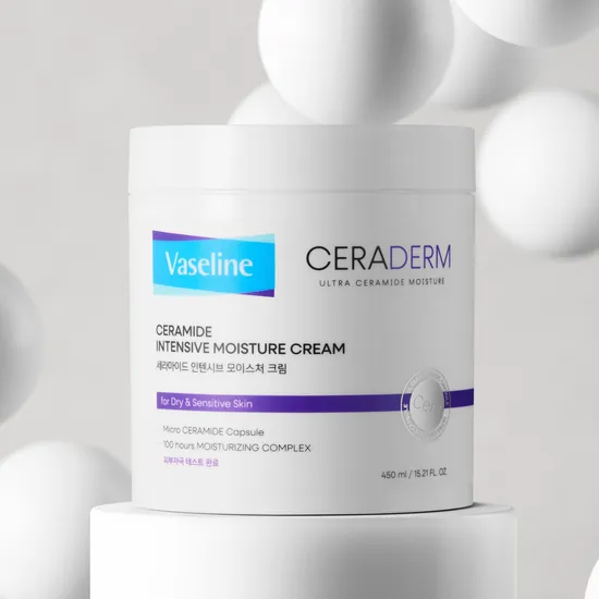 바세린 세라덤 모이스처 바디크림 450ml