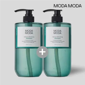 모다모다 네이쳐리프레싱 탈모증상완화 샴푸 코튼머스크향 1+1