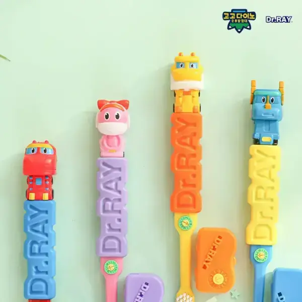 닥터레이 고고다이노 어린이칫솔 8개입