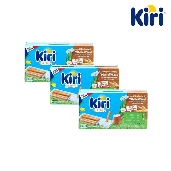 딥앤크런치 통밀 3입x3개