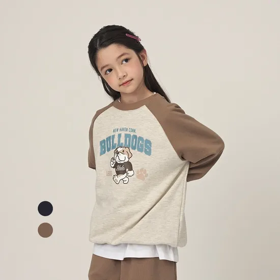 예일키즈 래글런 불독스 맨투맨