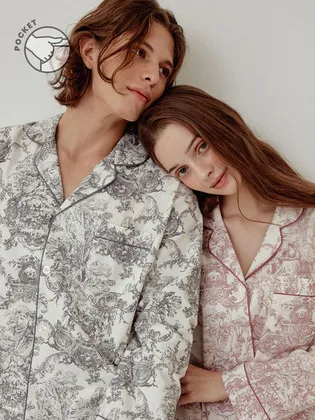 루나루즈스튜디오 팰리스 투피스 잠옷 커플세트