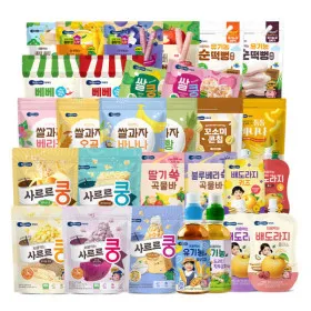 베베쿡 빼빼롱뻥 통통바나나 꼬소미콘칩 외 다양