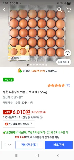 무항생제대란 30구