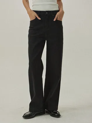 맥우드건 세미와이드핏 데님팬츠