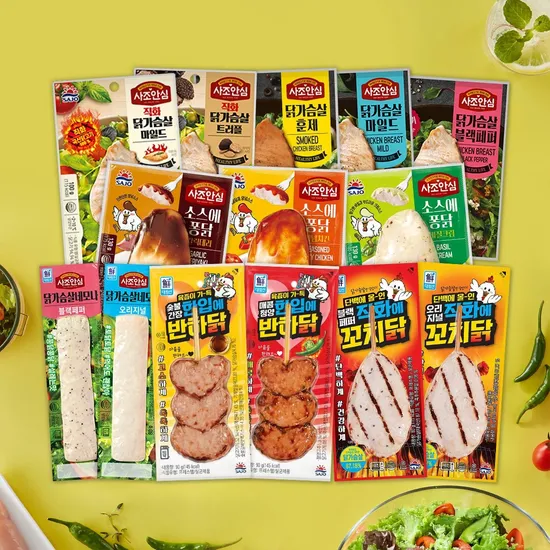 사조 안심닭가슴살 5종 혼합 20개 외 다양