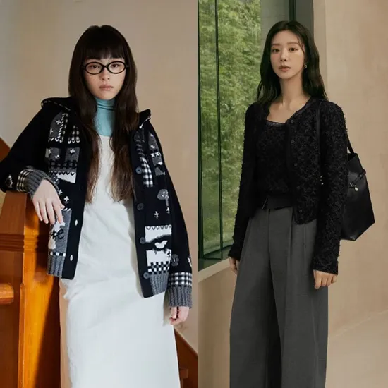 시슬리 더블 베이직 셋업 자켓