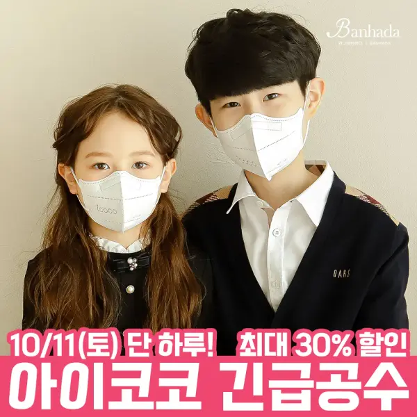 아이코코 KF94 새부리형 마스크 100매