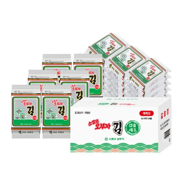 소문난오부자 재래 도시락김 5g 54봉
