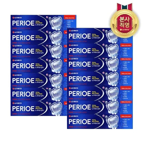 페리오 뉴후레쉬 알파치약 170g 14개