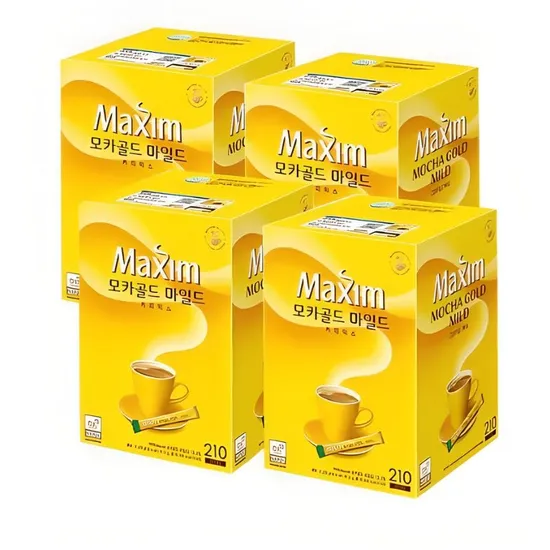 맥심 모카골드 마일드 210T 4개입 총840T