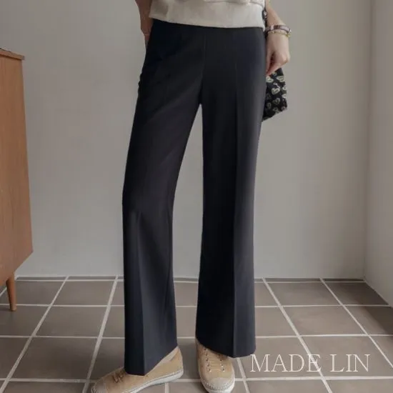 레직기 세미와이드 밴딩 슬랙스