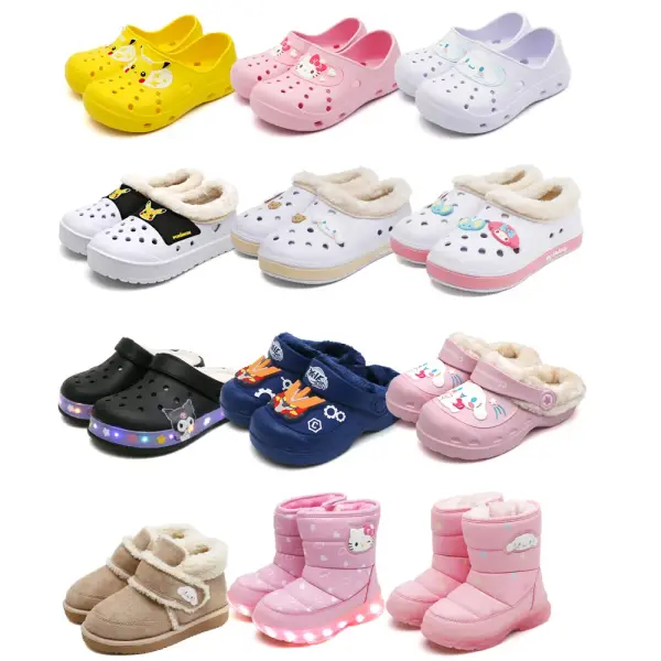 시나모롤 로라 방한샌들