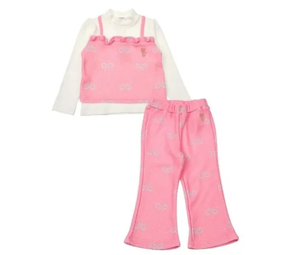 프렌치캣 PK 리본 뷔스티에 상하세트