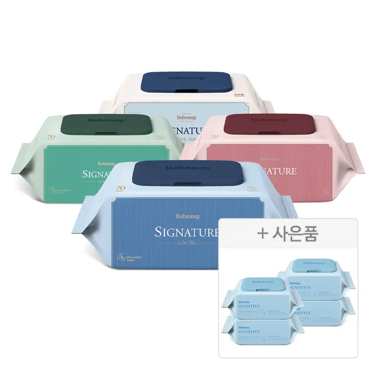 베베숲 시그니처 위드블루 20팩 센시 휴대 4팩