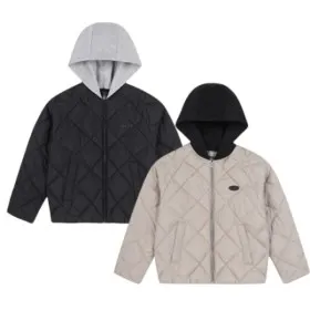 폴햄키즈 후드 탈부착 경량 패딩 점퍼
