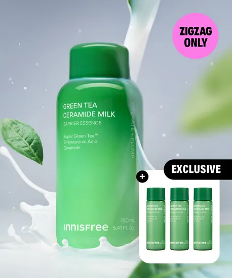 이니스프리 그린티 세라마이드 밀크 보습 에센스 160mL 25mL 3개