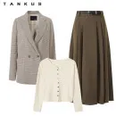 코듀로이 벨트 플레어 스커트 27