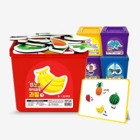 미노 자석퍼즐 과일 32개