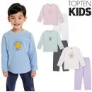 탑텐키즈 카카오 실내복 상하셋업