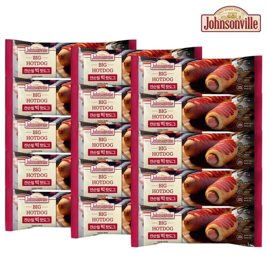 쟌슨빌 빅핫도그 115g 15팩