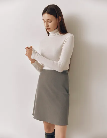 GIORDANO 시어 터틀넥 긴팔티