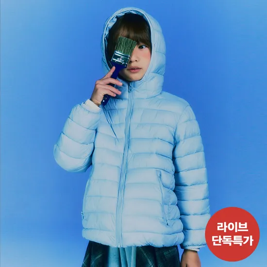 스파오키즈 경량패딩 4컬러 110-160사이즈