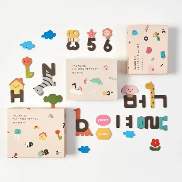 이응이 자석 놀이 한글 알파벳