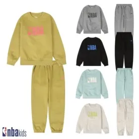 NBA키즈 빅로고 기모 맨투맨 세트
