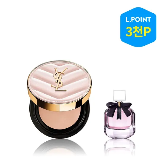 입생로랑 메쉬 핑크 쿠션 세트 몽파리 7.5ml 증정