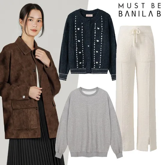 무지 오버핏 기모 맨투맨