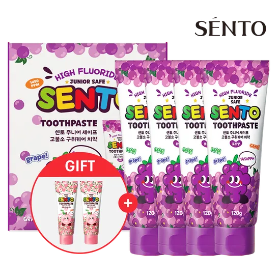 센토 주니어 포도향 120g 4개 복숭아향 2개