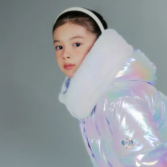 로엠걸즈 글로시 오로라 웰론 점퍼