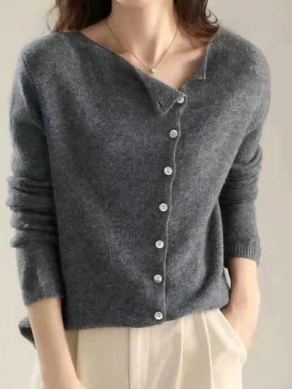 클라셰 싱글브레스트우먼니트