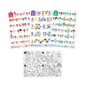 꿈꾸는달팽이 벽그림 한글 영어 숫자 3종세트