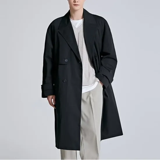 스파오 오버핏 트렌치코트 남자