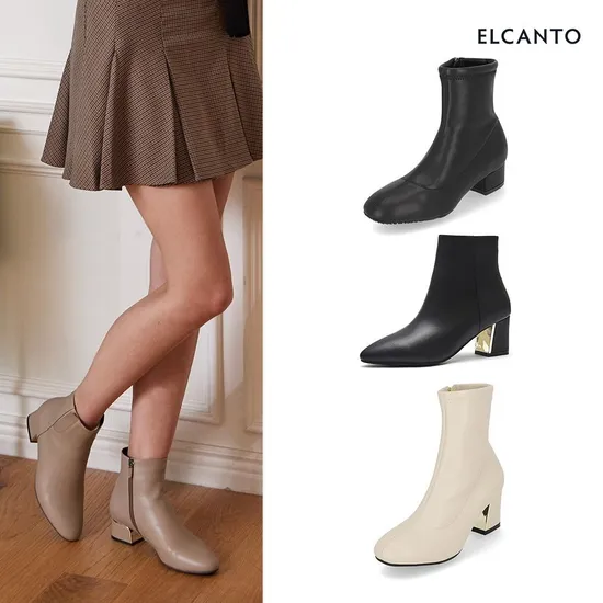 엘칸토 첼시 앵클 패딩부츠