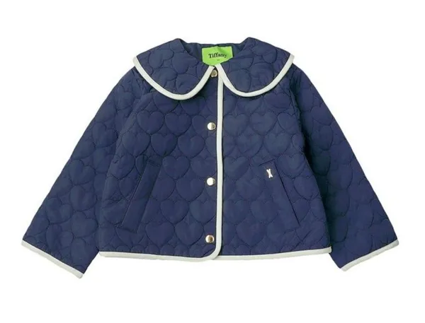 티파니 NY하트퀼팅크롭JK