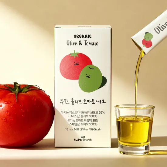 유기농 엑스트라버진 올리브 토마토스틱 14포