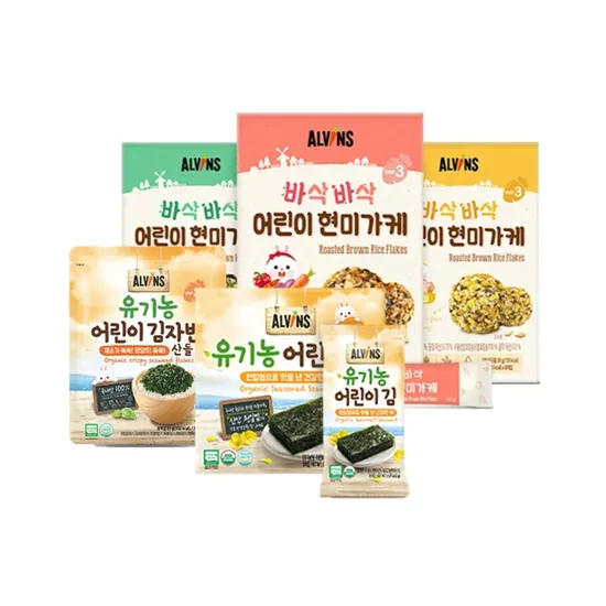 엘빈즈 김자반 3봉 김 2박스